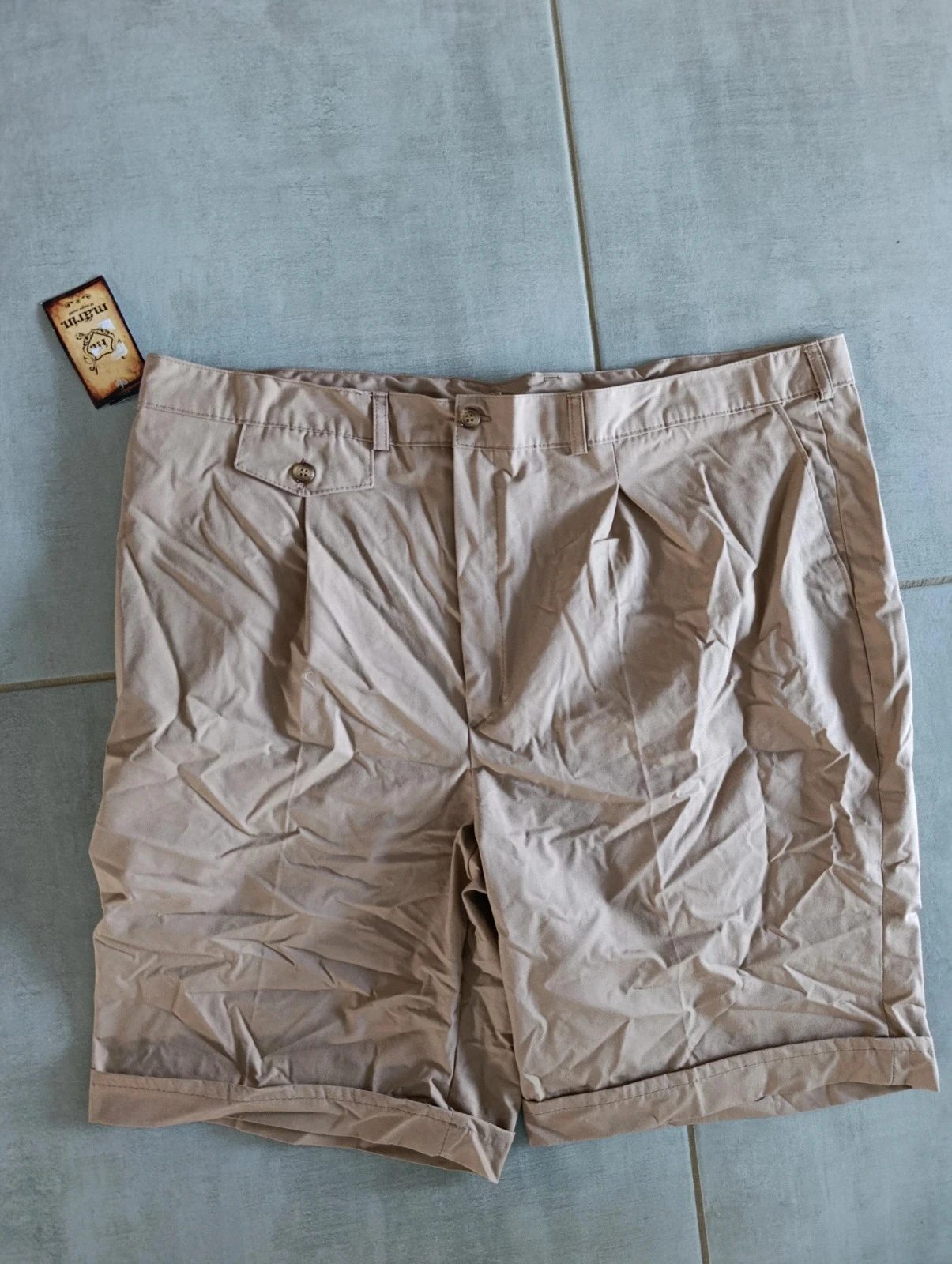Beige men's shorts C. Marin – Size 54 – New with tag – Made in Spain – photo 2